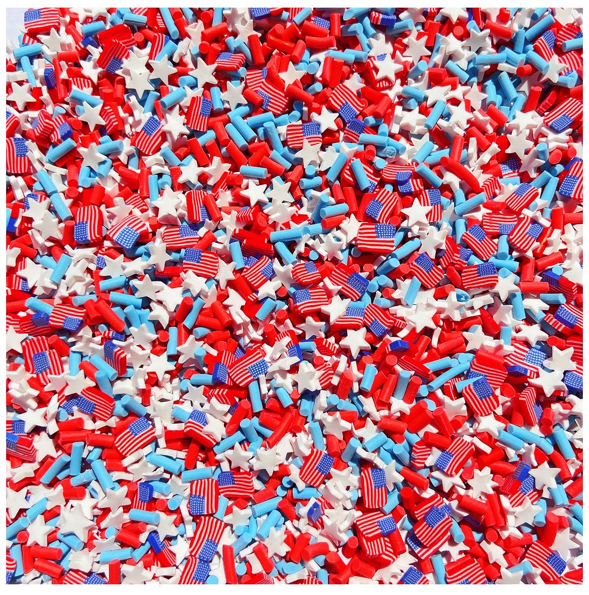 EHOPE 100G Fake Sprinkles Polymer Sprinkles Faux Sprinkles Resin Sprinkles Clay Sprinkles For Resin Fake Candy Sprinkles for Nail Art DIY Crafts Cake