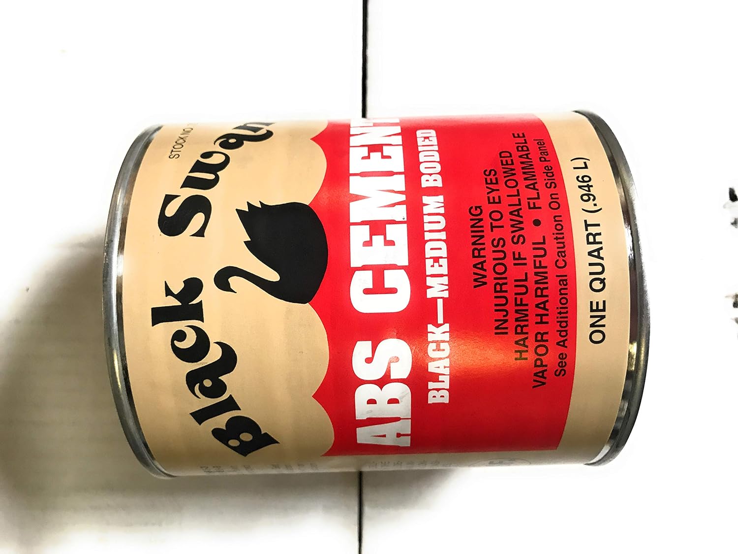 Black, Medium Bodied ABS Cement (Quart) Industrial