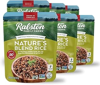 Ralston Family Farms Nature's Blend Rice, 8.5 OZ, Ready in 90 Seconds, 6 Pack