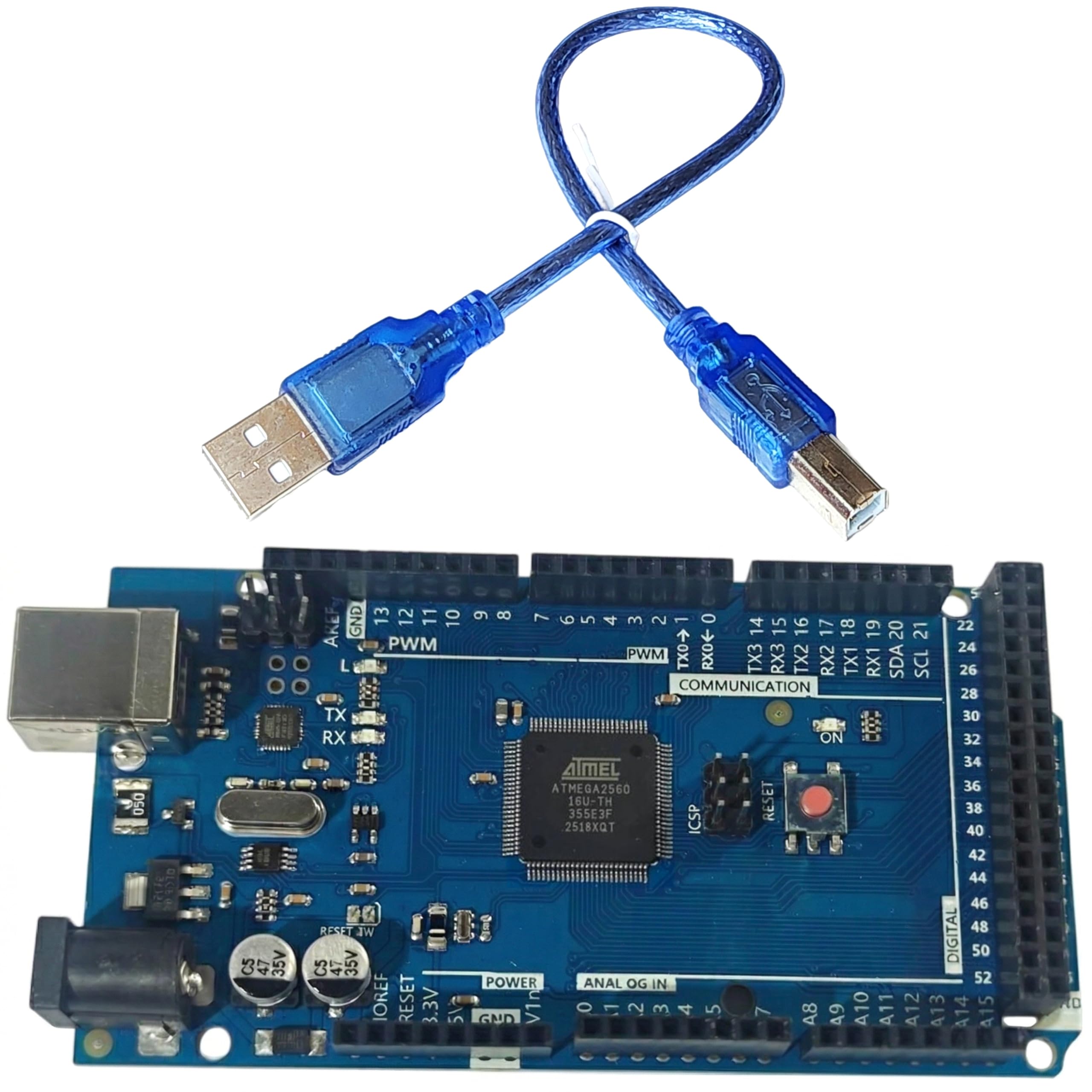 Amazon.co.jp: DIYables MEGA2560 R3 開発ボード Arduino Mega 2560