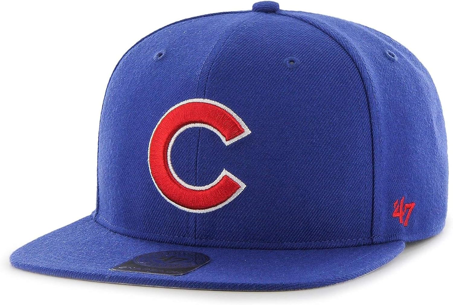 47 MLB Sure Shot Captain Hat Adjustable Structured 6-Panel Snapback Hat Cap, Adult One Size Fits All