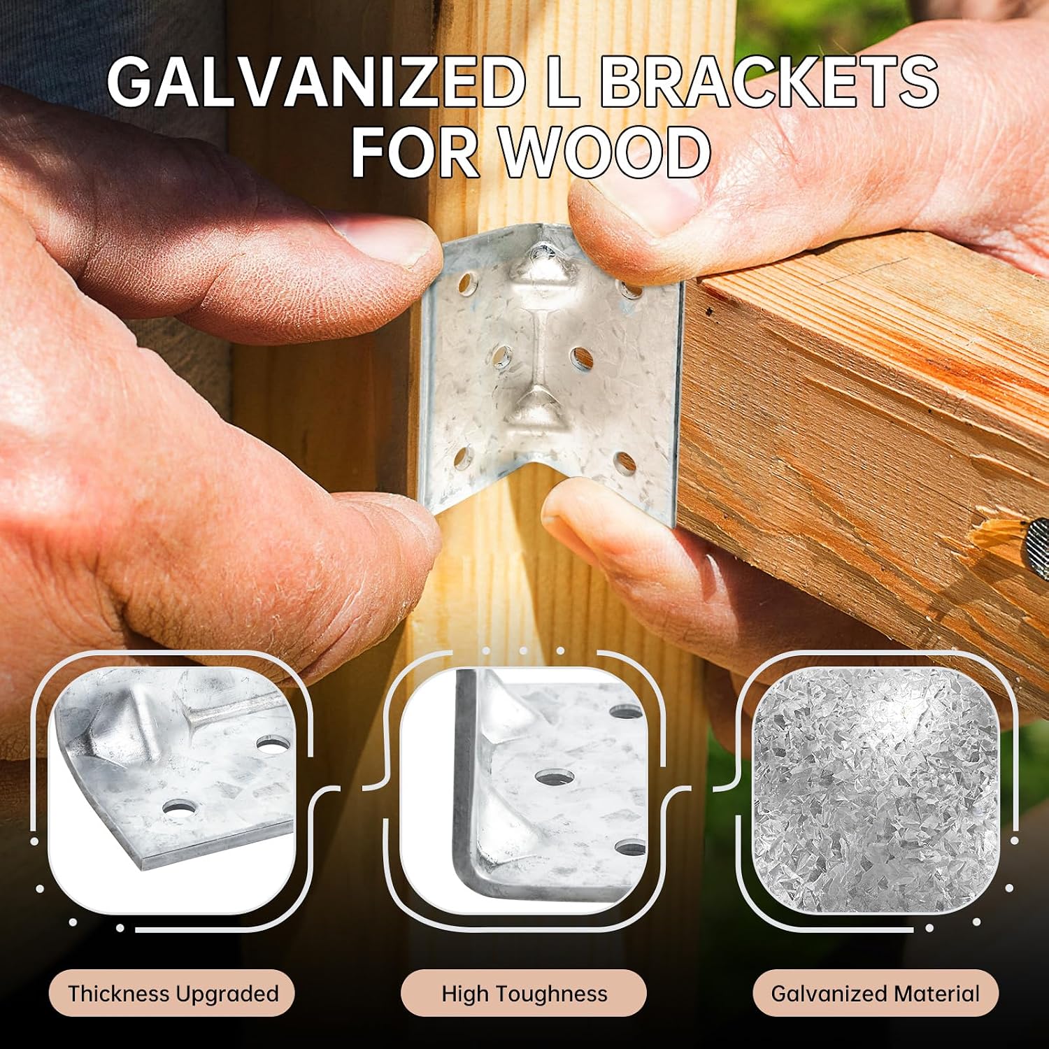 20 Pcs Corner Brace for Wood Small Angle Brackets Versatile L Brackets with Reinforing Ribs,Anti-Rust and Reinforcing,2MM Thickness,2.36x1.26x1.26in