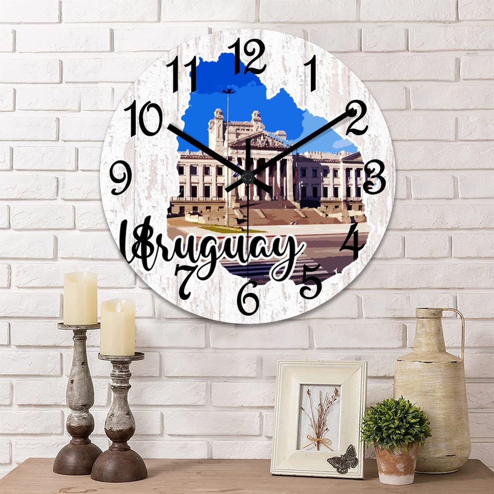 Horloge murale en bois silencieuse pour travailler sans bruit de tic-tac agaçant