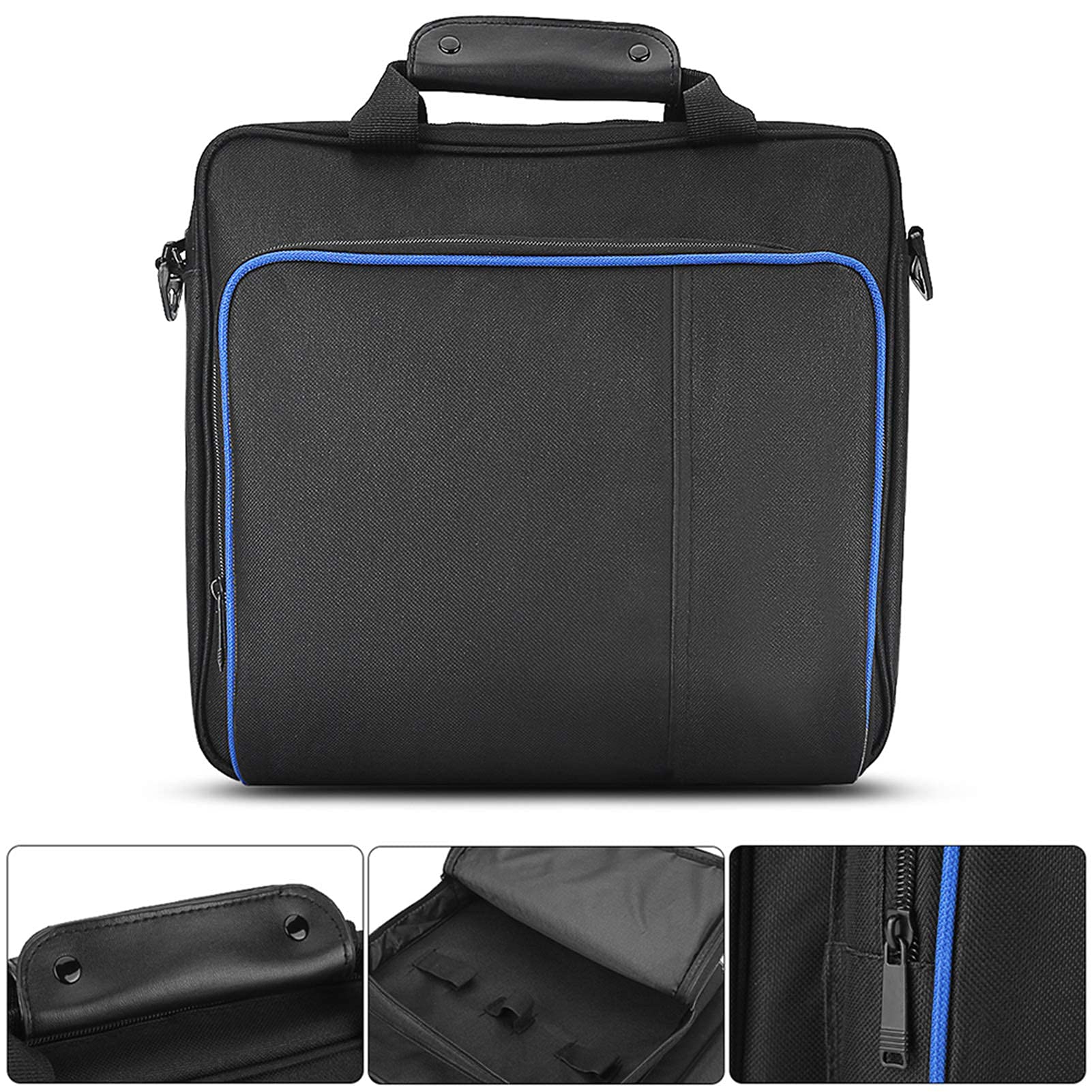 Custodia da Trasporto per PS4, Custodia da Viaggio Impermeabile Borsa a Tracolla Borsa per Console di Gioco PS4 Borsa da Viaggio Portatile per PS4