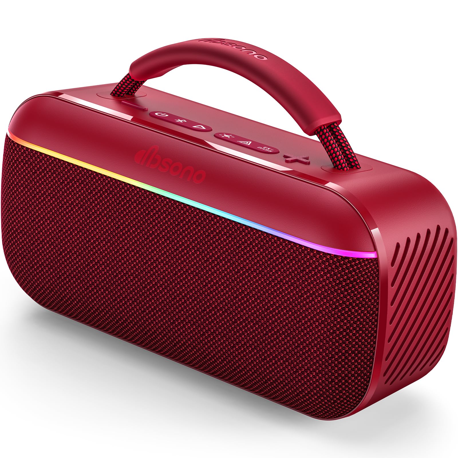 dbsono Portable Bluetooth Speaker Wireless: 60W SoundPulse 2.0 with BassBoost, Loud Party Speakers, Unlimited Pairing, TWS for Outdoor & Indoor, Beach Vacation Essential, Black — view 10