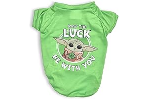 Star Wars Grogu St Patrick's Day Dog Clothes