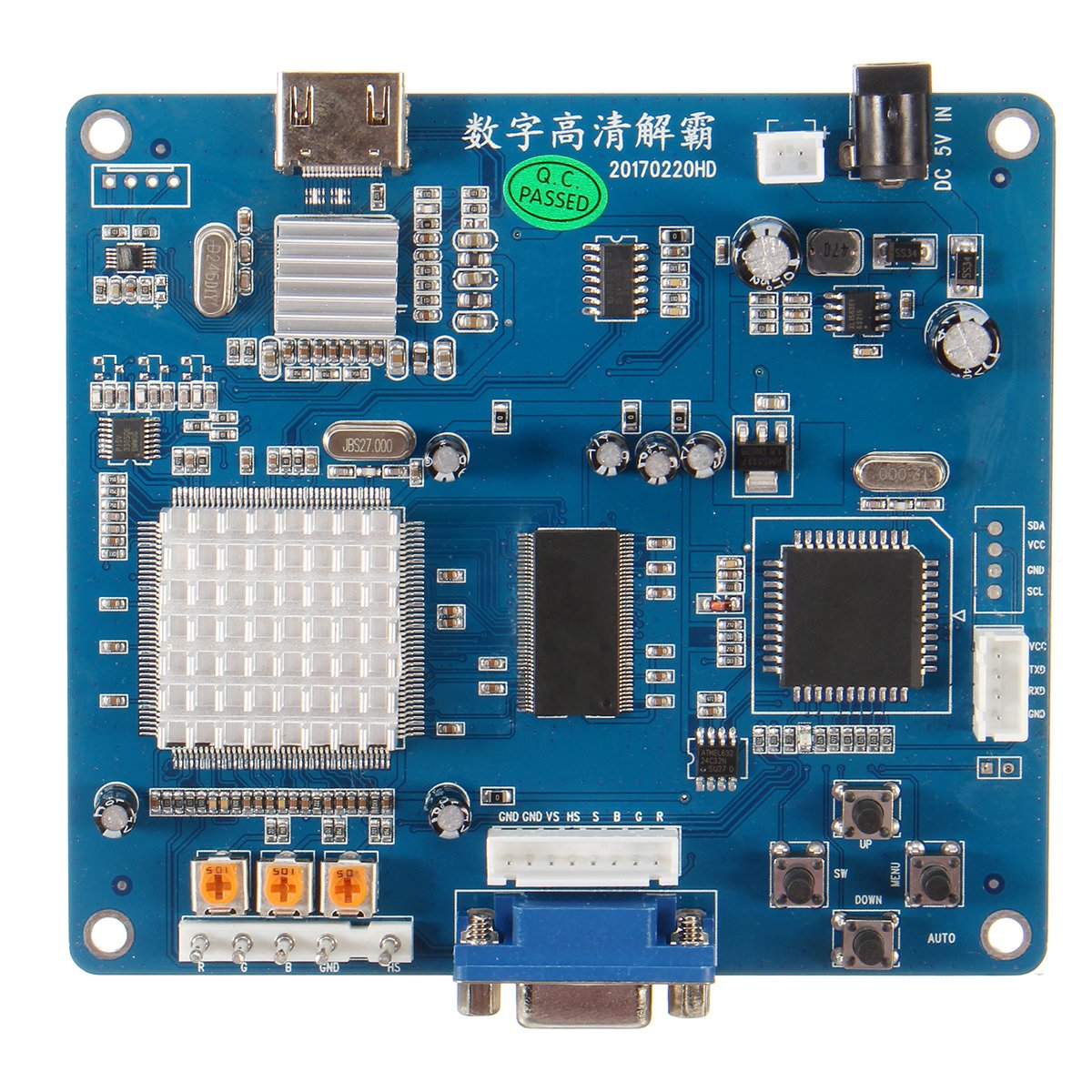 VGA/RGB/CGA/EGA/YUV na HDMI Arcade Game Video Output Converter Board