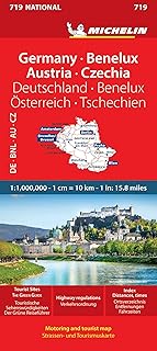 Michelin Germany Austria Benelux Czech Republic Map 719 (Maps/Country (Michelin))
