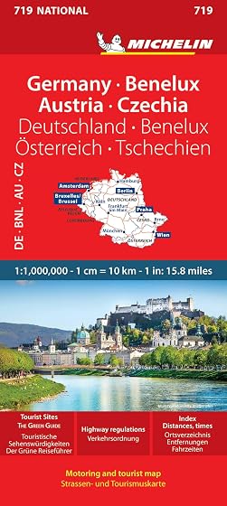 Mapa National Germany Benelux Austria Czechia 2021