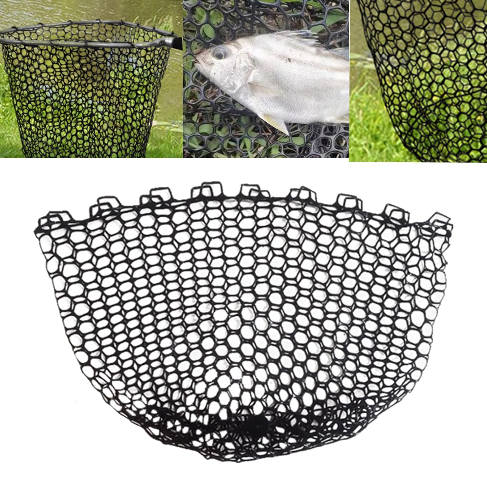 Ultimate Rete Pieghevole Da Pesca, Diametro 60 Cm, Profondità 40 Cm, Con Corda 15 M, Telaio In Alluminio - 6