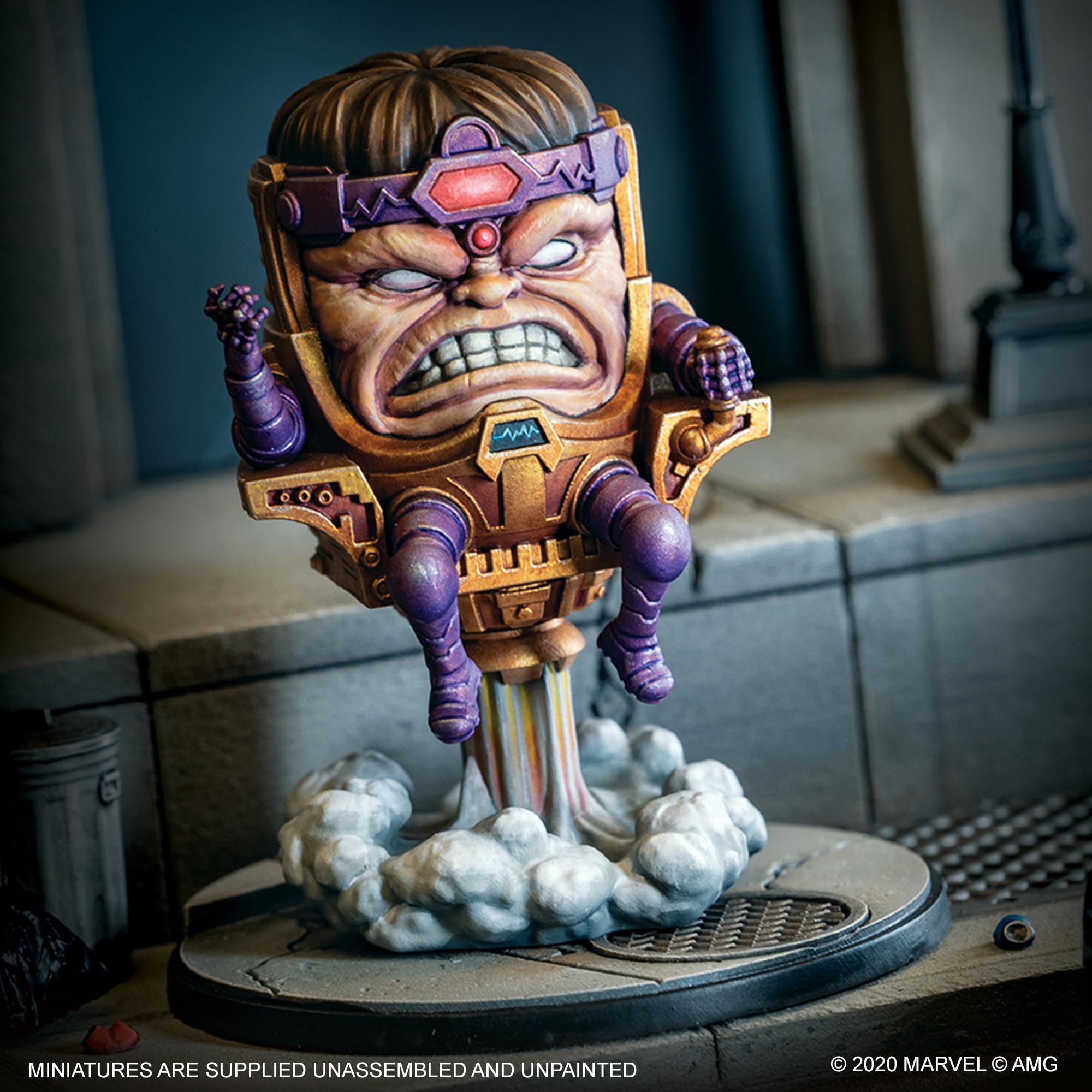 Atomic Mass Games , Marvel Crisis Protocol: Character Pack: M.O.D.O.K. , Miniatures Game , Ages 10+ , 2+ Players , 45 Minutes Playing Time