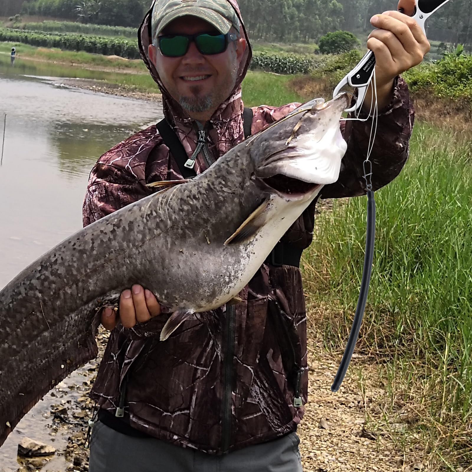 Dr.Fish Paquete de 6 pesos de arrastre para pesca de gato, peso a la deriva, plomos de pesca de agua dulce, búsqueda inferior, palo deslizante, equipo de aparejos de bagre, 5 onzas