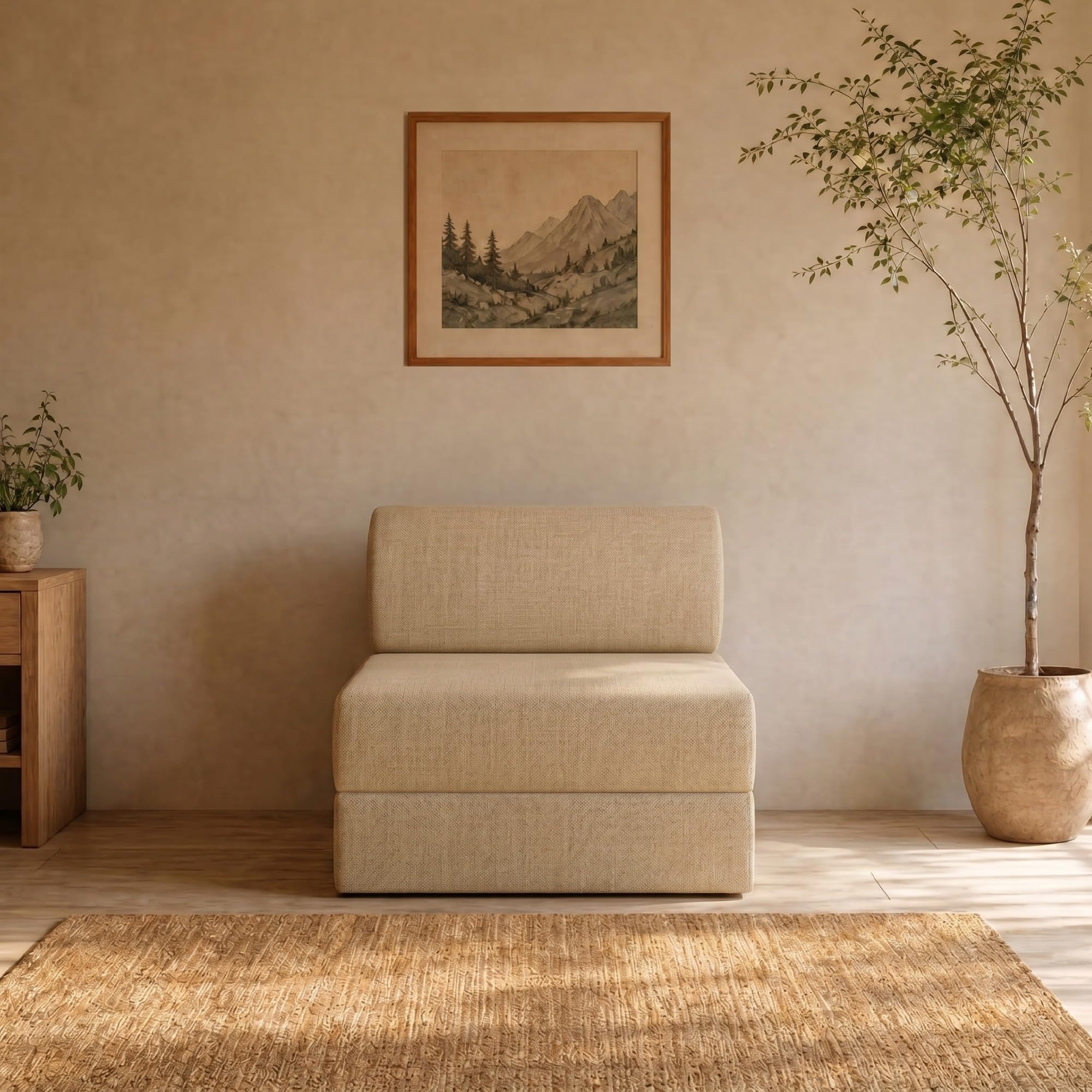Kurlon Sofa Cum Bed | Single Seater 75x30x7 Inch - Folds into a Single Bed | 2-in-1 Sofa & Bed | Foldable Sofa Bed | High Resilience Foam Medium Firm | Washable Zip Cover | 3 Years Warranty | Folds into a Single Bed, 2-in-1 Sofa & Bed, High Resilience Foam Medium Firm, Washable Zip Cover, 3 Years Warranty-image-44