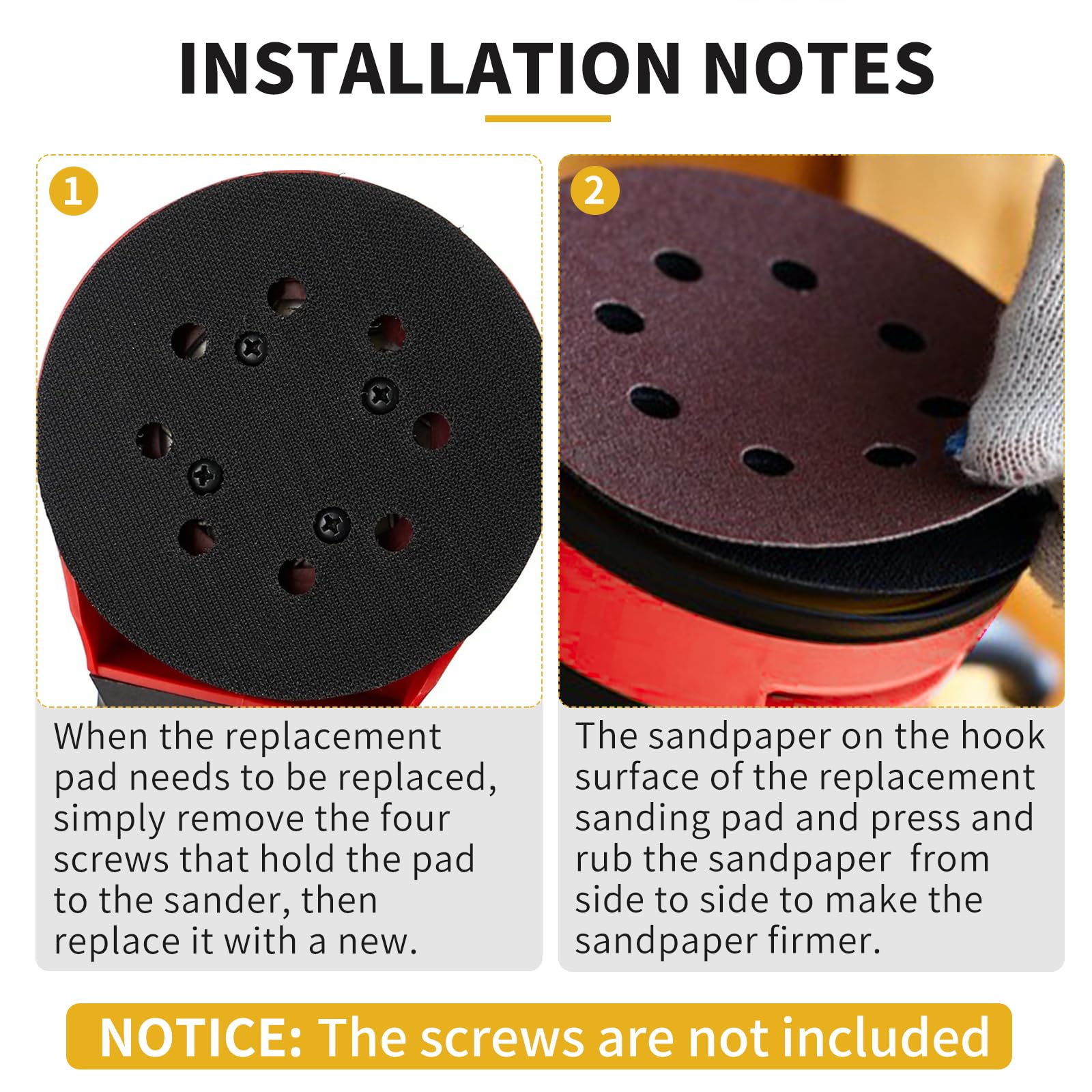 SKIL Sander Pads - 2 Pack Replacement -4 SKIL Sander Pads - 2 Pack Replacement -4