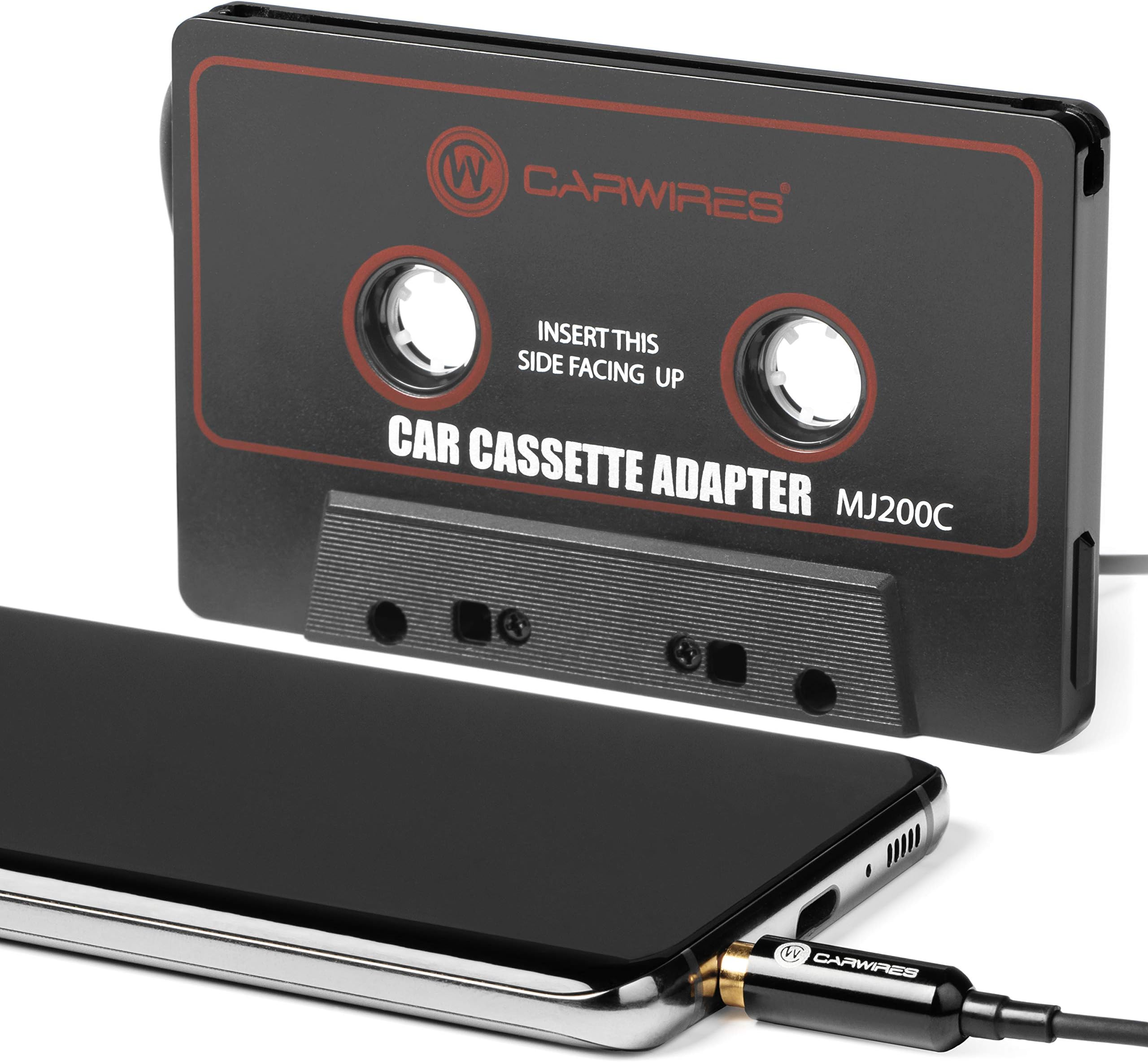 Carwires MJ200C Premium Car Audio Cassette Adapter with