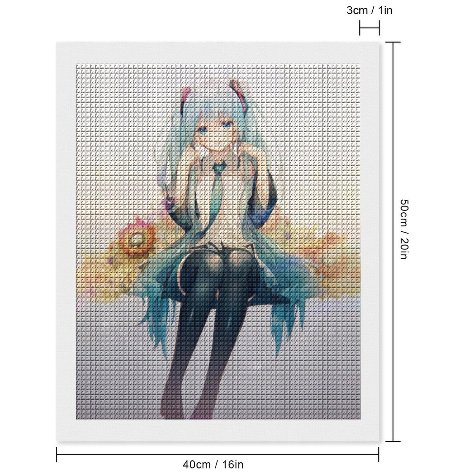 Amazon.co.jp: 初音ミク ダイヤモンドアート セット モザイクアート 5d