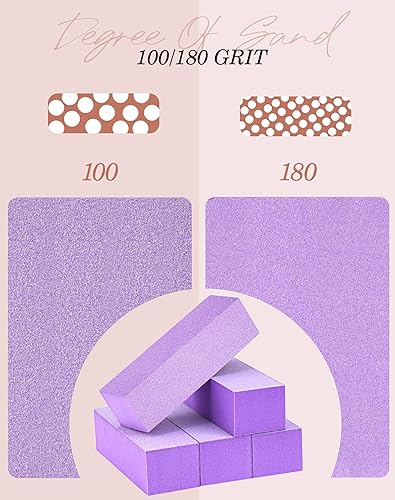 Vista 10 de Maryton Bloque profesional para pulir uñas, bloque de pulido de uñas Ultimate Shine con métodos de pulido de 4 vías, pulir y pulir y brillar todo