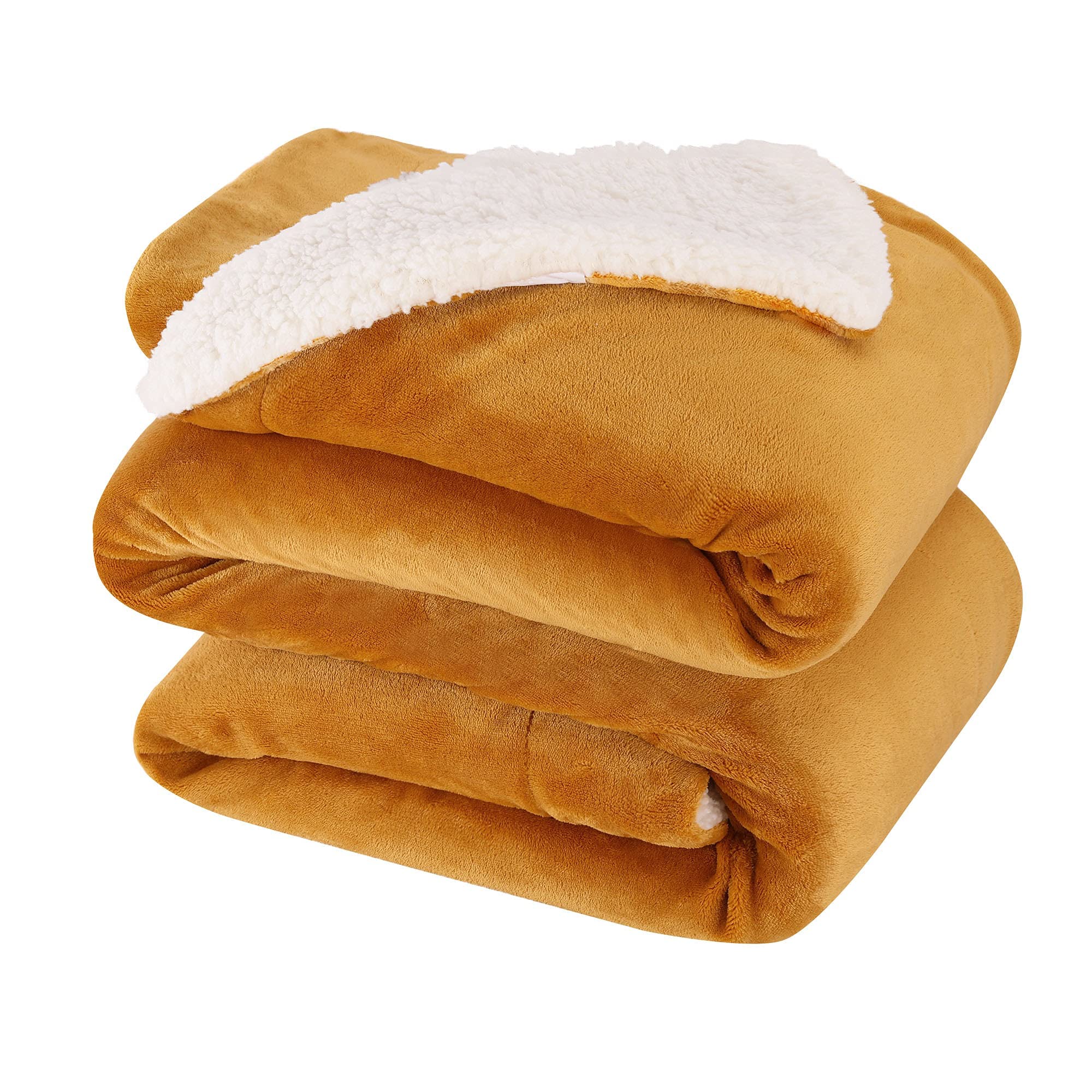 NANPIPER King Size Blanket Warm Sherpa Blanket, Soft Fleece Throw