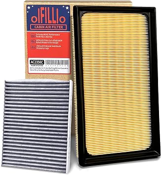 OIFILLIO Engine Cabin Air Filter Corolla 2020-2025, Corolla Cross, Not for Hybrid, C-HR CHR, OEM 8713958010, 1780177050