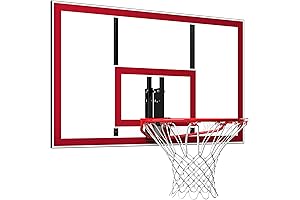 Shatter-Proof Polycarbonate Backboard & Rim Combo by Spalding