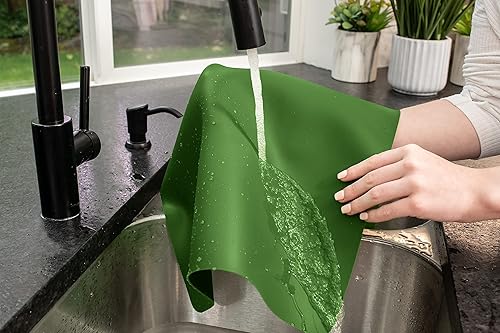 Miniatura 87 de Gasare - Juego de 2 manteles de silicón extra grandes, extra gruesos, protectores de encimeras, resistentes al calor, antiderrapantes, impermeables