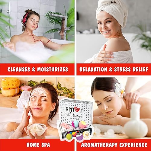 Miniatura 6 de 10 bombas grandes de baño, hechas en Estados Unidos. set de regalo, burbujas ultra suaves del baño, más de 200 diferentes variedades, caja de regalo