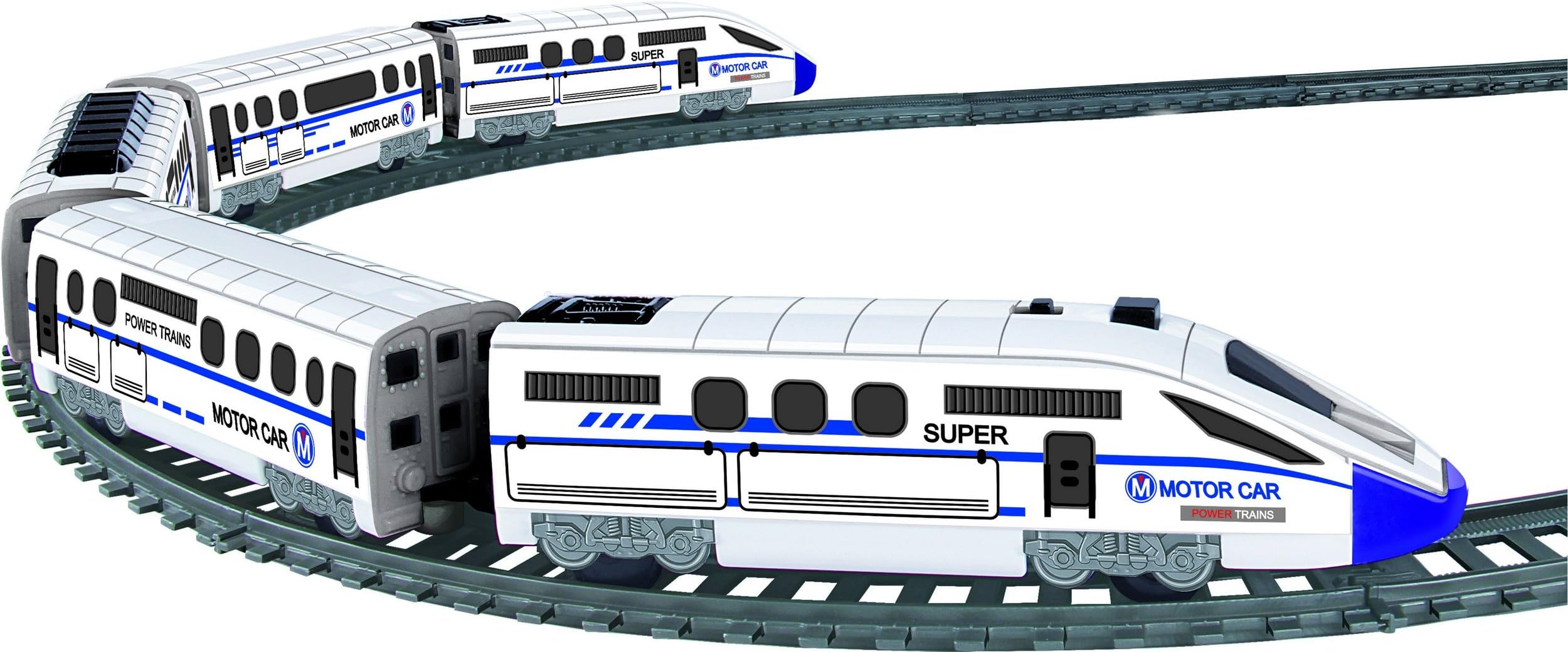 Power Train Turbos Train Overbridge Set, Multi Color