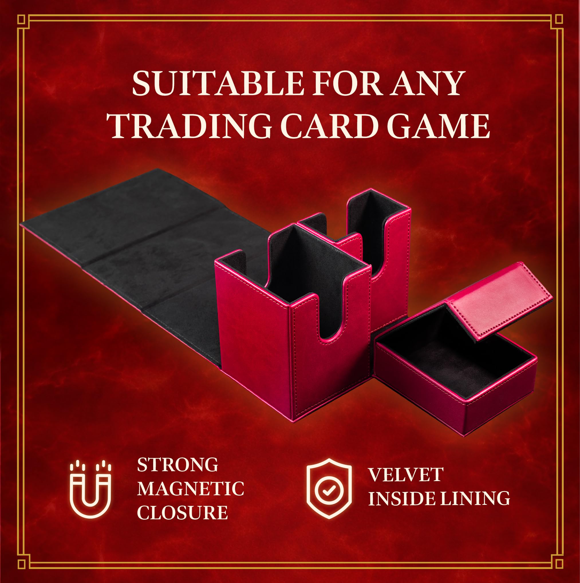 SleeveChief Arcana Key - Caja de papel de aluminio para más de 150 cartas