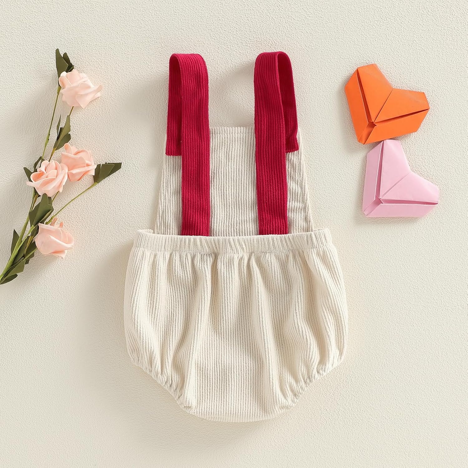 Newborn Baby Boy Girl First Easter Outfit Bunny&Carrot Romper Onesie Overalls Shorts Cute Spring Summer Clothes - Image 7