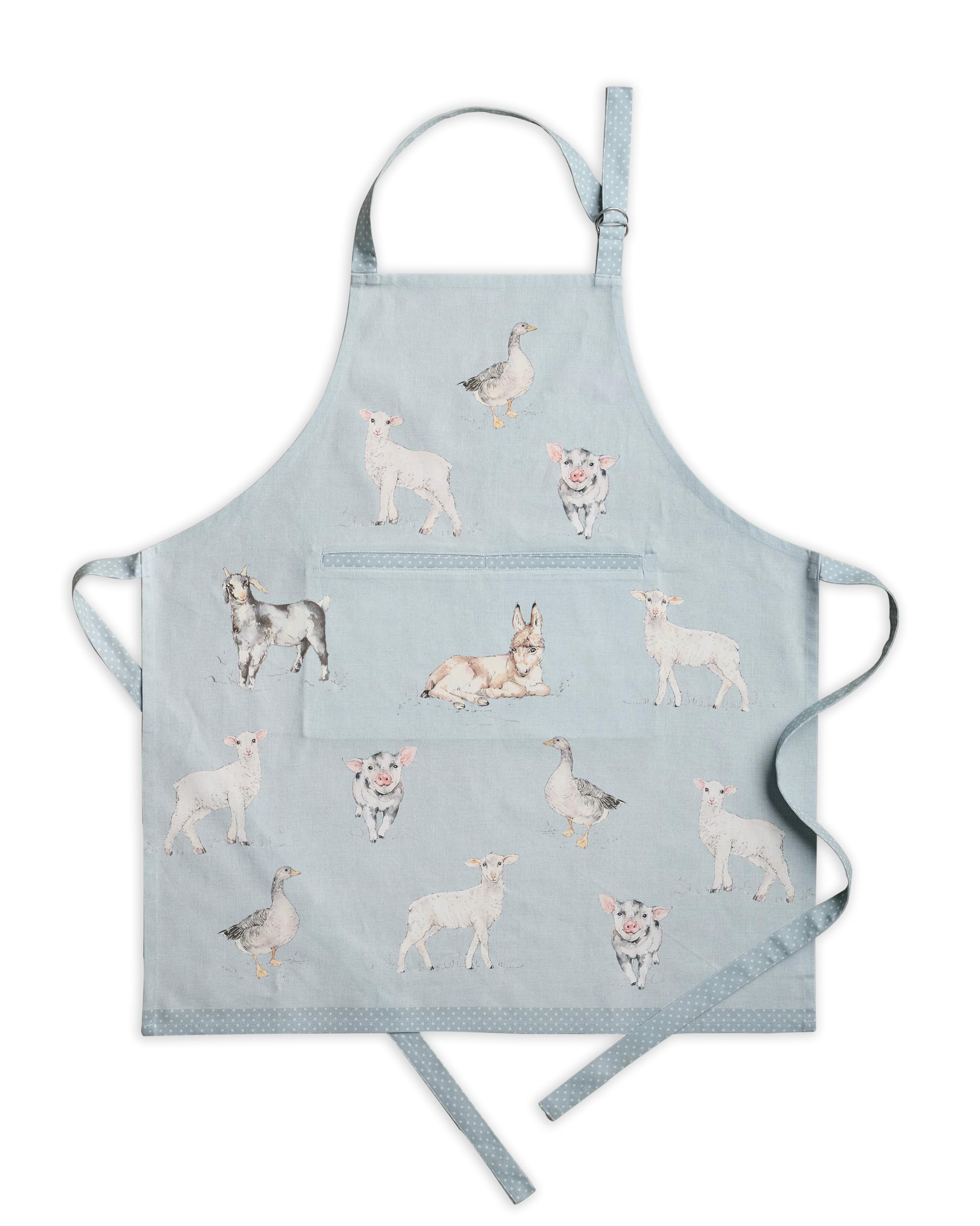 Maison d' Hermine Aprons for women with Pocket 100% Cotton (Pack of 1) โ image 1