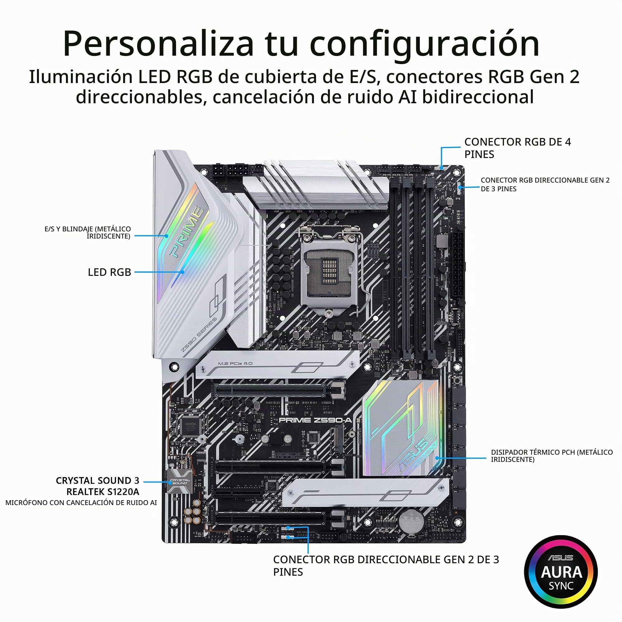 Amazon.com: ASUS Prime Z590-A LGA 1200 (Intel 11ª/10ª generación