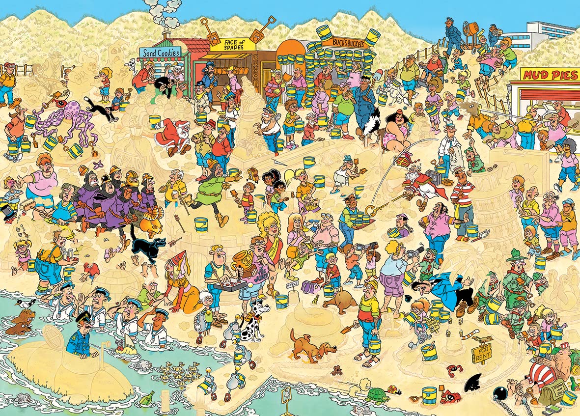 Amazon | Jan van Haasteren Sand Sculptures Jigsaw Puzzle, 1000pc