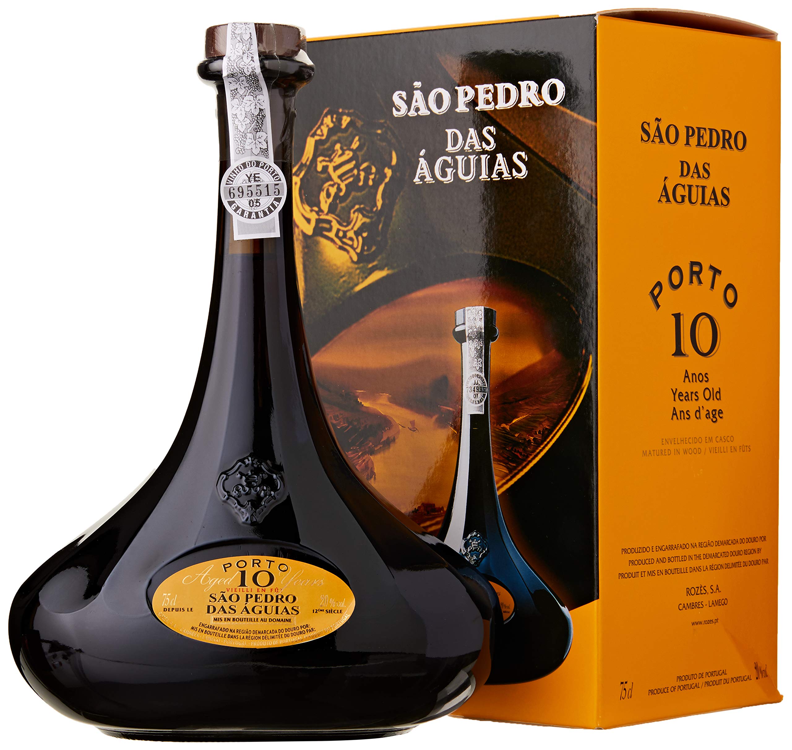 Sao Pedro 10 ans en carafe sous étui - 75cl