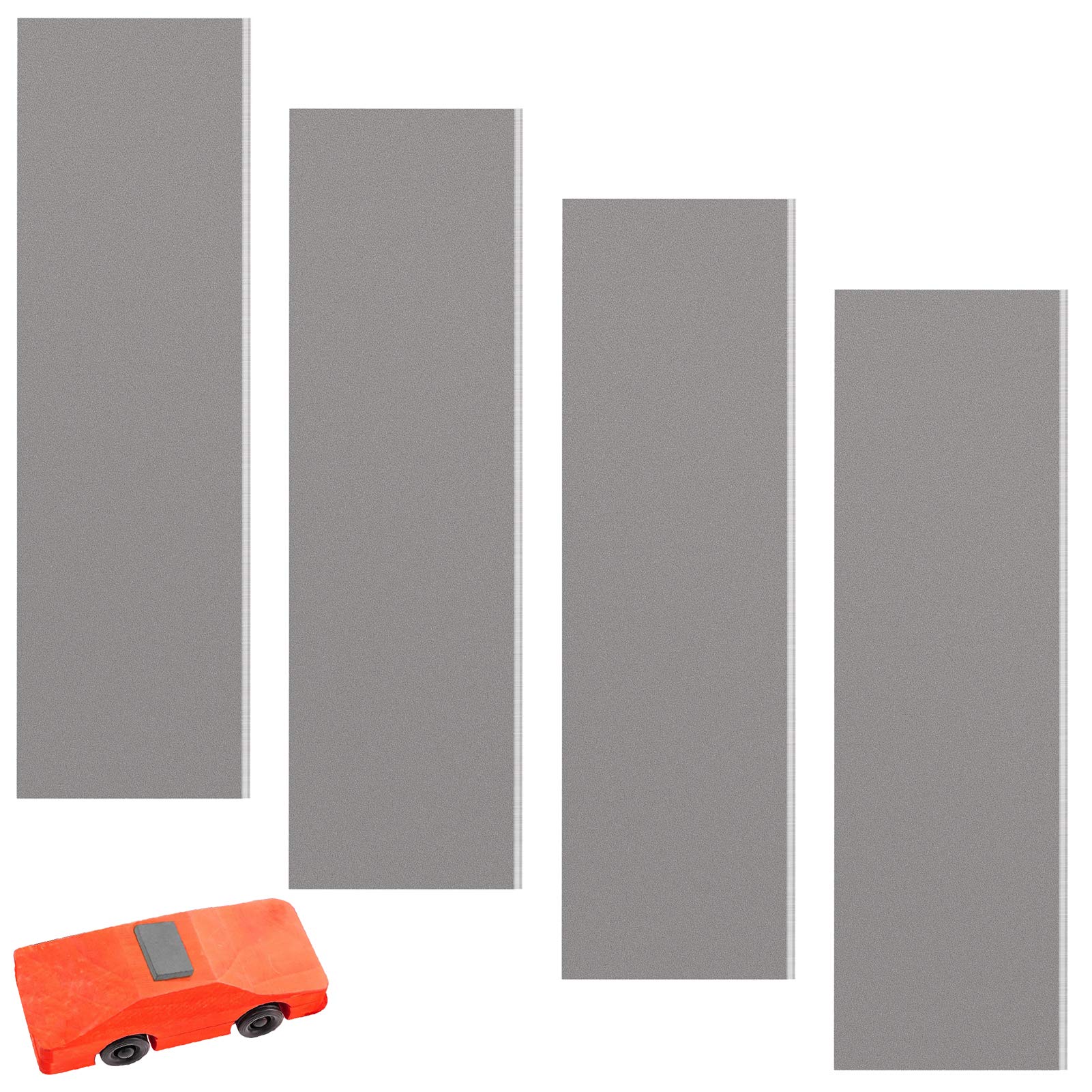 Stick On Flex Tungsten Weights for Derby Car- 3OZ Cuttable Derby Cars Pinewood Weights to Speed Up Your Car, Incremental Cylinders Car Weights Tungsten Canopy Weight for Faster Speed, 4Pcs