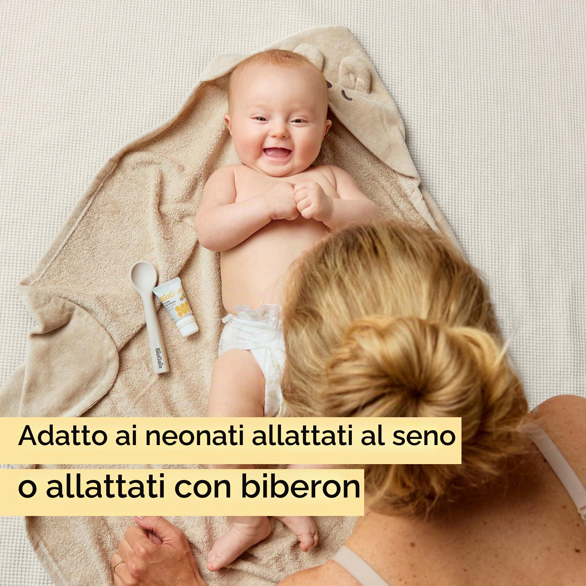 BioGaia Gocce probiotiche per neonati e neonati | Equilibrio della flora intestinale | Integratore alimentare a base di probiotici | Contiene L. reuteri Protectis | Flacone da 5 ml – Confezione da 2