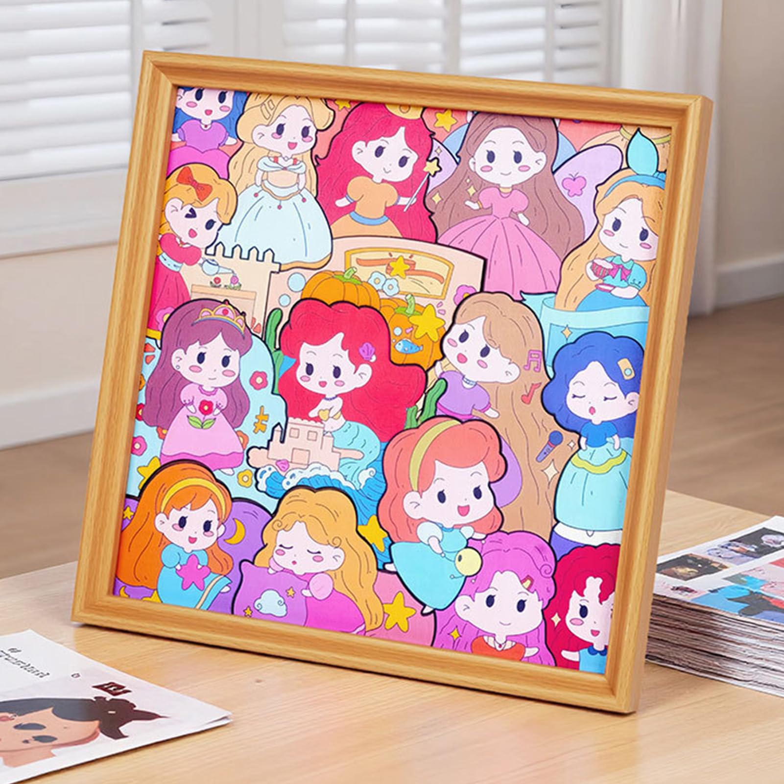 Cornice Per Puzzle Giochi Educativi Per Bambine Con Attività Di Colorazione | Giochi di Puzzle con Disegni per Bambini Per Bambini Ragazzi e Ragazze Camera da Aula Stanza dei Giochi Compleanno e F