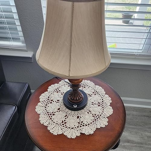 Miniatura 3 de Polkar - Juego de 2 manteles individuales (algodón, 12.0 x 17.1in, 2 unidades), color beige