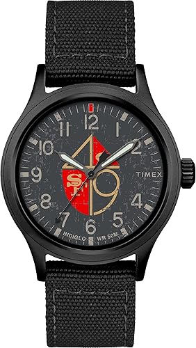 Miniatura 6 de NFL Scout - Correa de tela de cuarzo para hombre, 1.575in