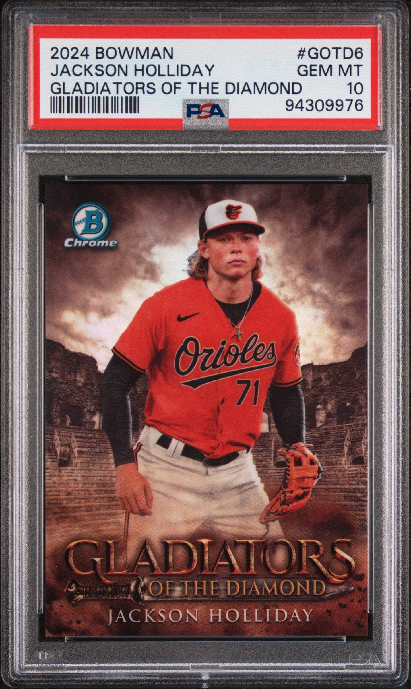 Amazon.com: Graded 2024 Topps Bowman Jackson Holliday #GOTD6 