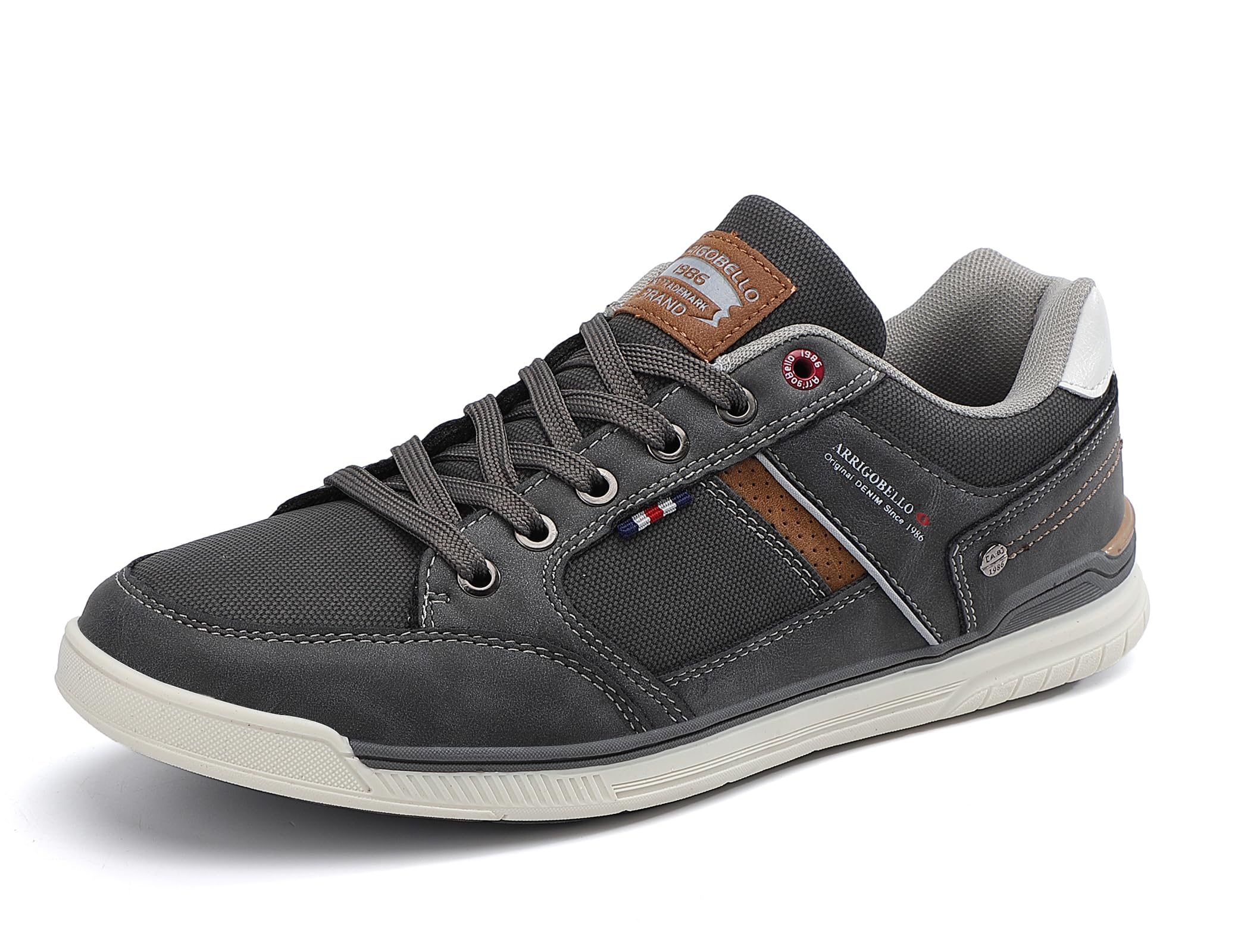 Mens Casual Shoes Fashion Sneakers Breathable Comfort Classic Lace-Up Low Top Walking Shoes