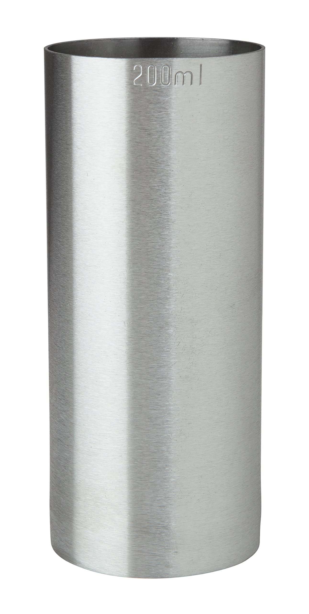 Beaumont Stainless Steel Thimble Bar Measure 200ml CE Marked - Accurate Sizing for Wine and Cocktails, Durable Construction, Easy to Clean