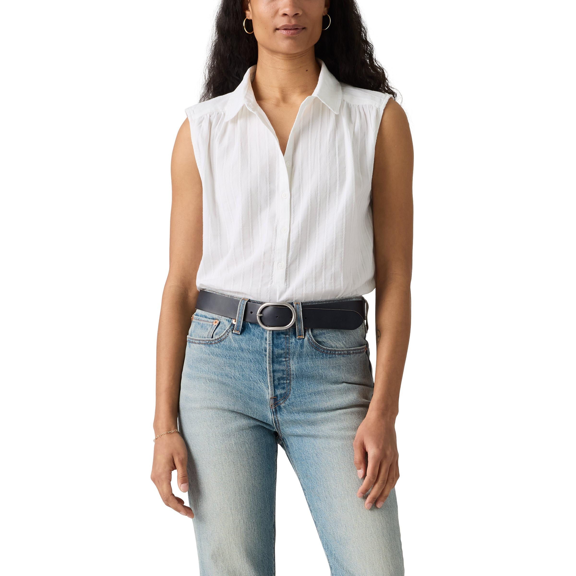 Levi's Londynn SS Popover Shirt Bright White
