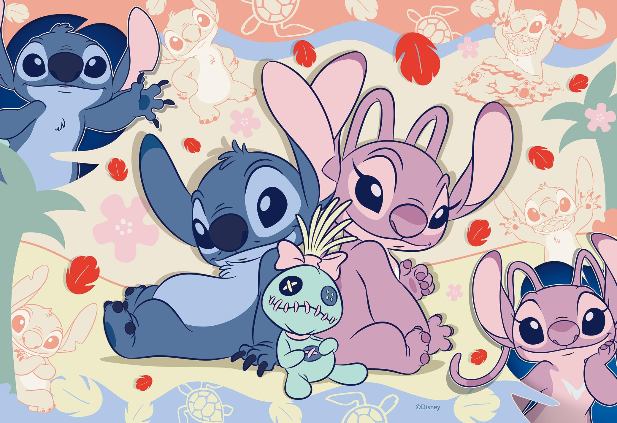 Stitch - Childrens 35 Piece Jigsaw - Ravensburger - Good - COMPLETE
