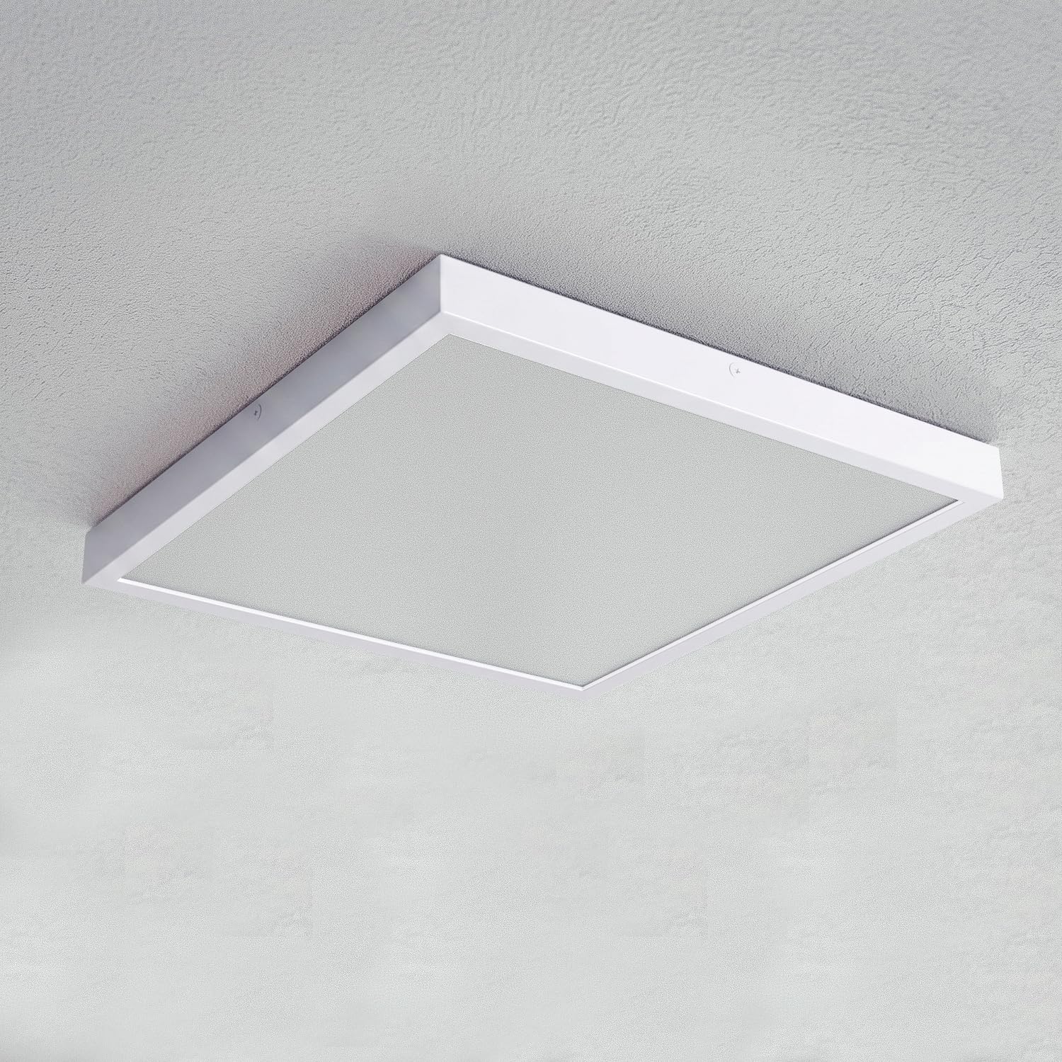 LEDKIA Plafonnier LED Carré 48W 600x600 mm 6000K Blanc froid