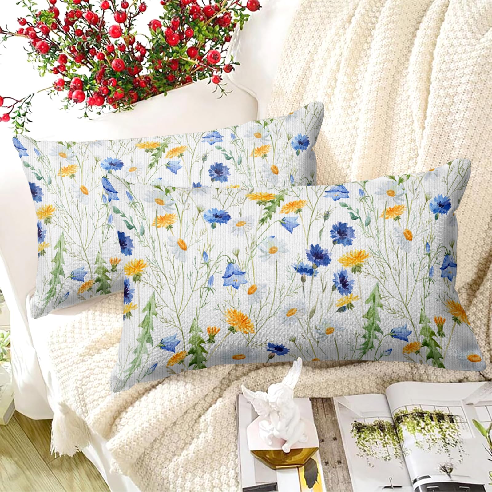 XPHZZL Cushion Covers Set of 2 Pack 30 x 50 cm - Image 3