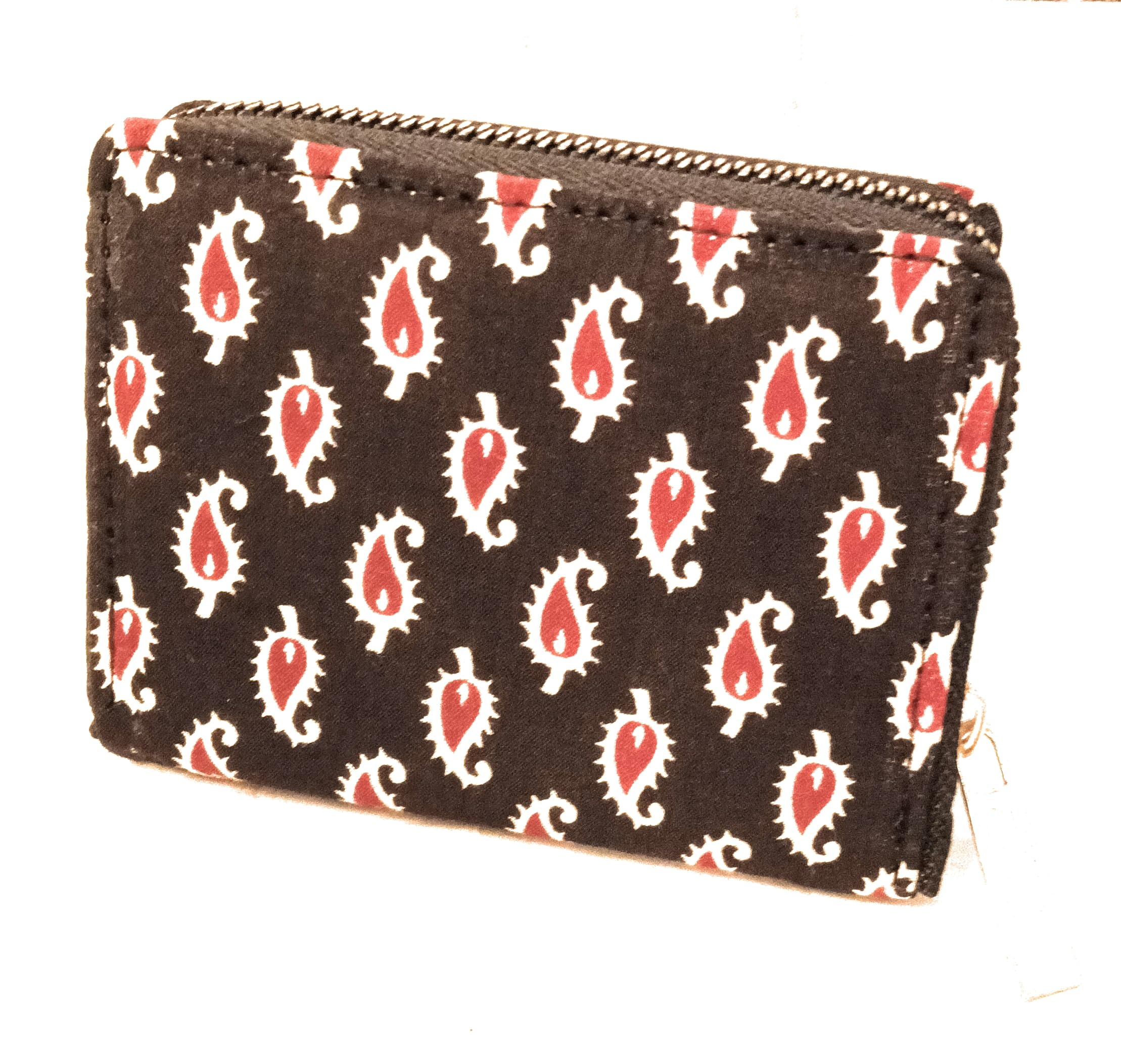 uplload gift store Women’s Ikkat Print Small Wallet | Compact Ladies Purse | Stylish & Lightweight | Card Holder & Coin Pocket | Daily Use & Gifting-picture-42