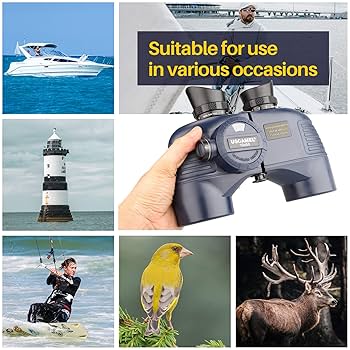 Amazon | USCAMEL 10x50 マリン双眼鏡 大人用 防水双眼鏡 距離計