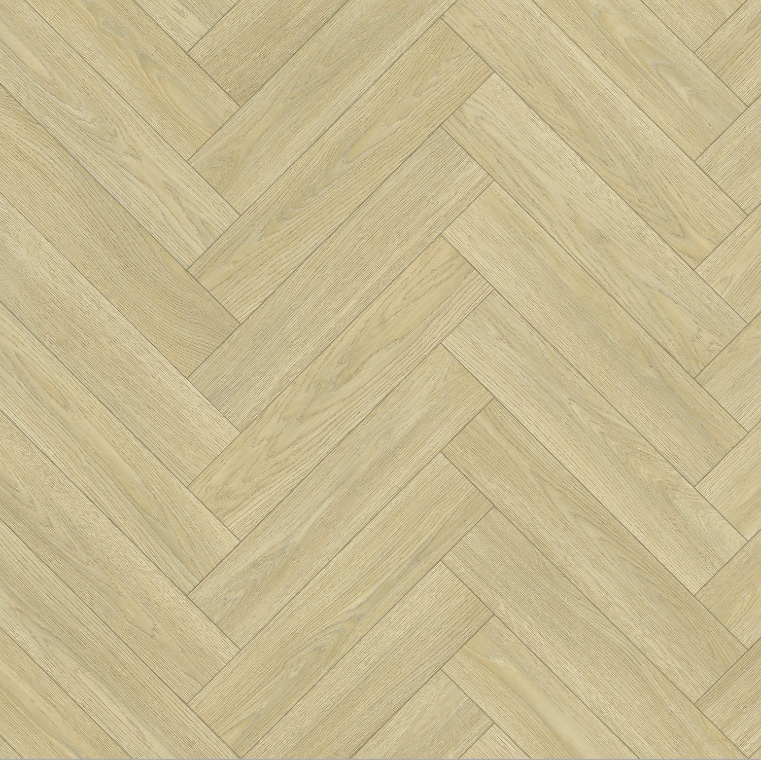 Vinyl Flooring Wood Oak Herringbone Design Foam Backed Vinyl Flooring Roll | Non-Slip Easy Clean Waterproof Lino Vinyl Floor | Living Dining Room, Lounge, Hallway Flooring (Pale Oak, 3m x 7m)