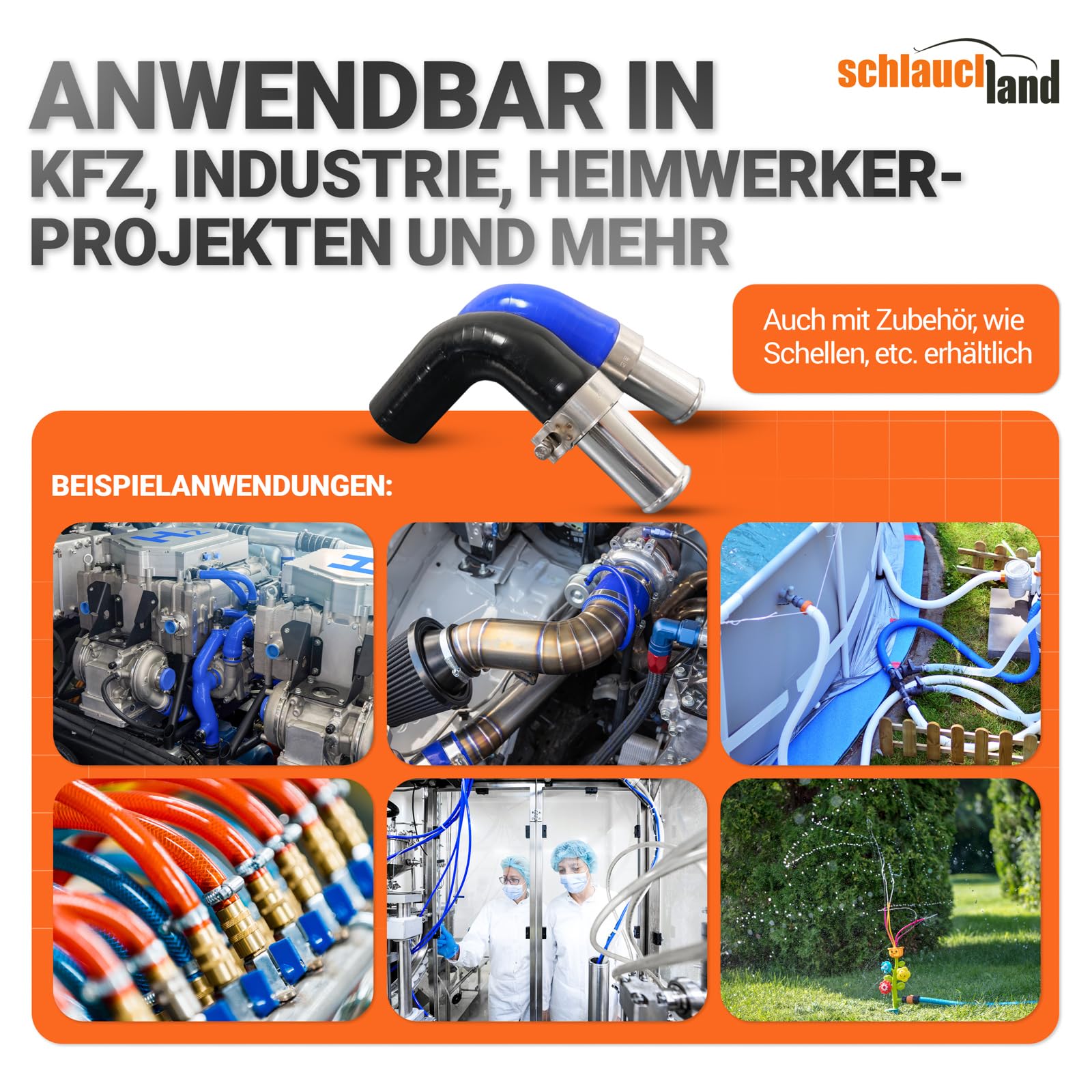 4m PROTEX SILIKON-SCHLAUCH Ø 25x34mm weiss 180°C | GROSSE AUSWAHL | Silikonschlauch Universal Schlauch Luft Wasser Silikon Gewebe-Mantel Gummi Lebensmittel-tauglich FDA Getränke | PREMIUM