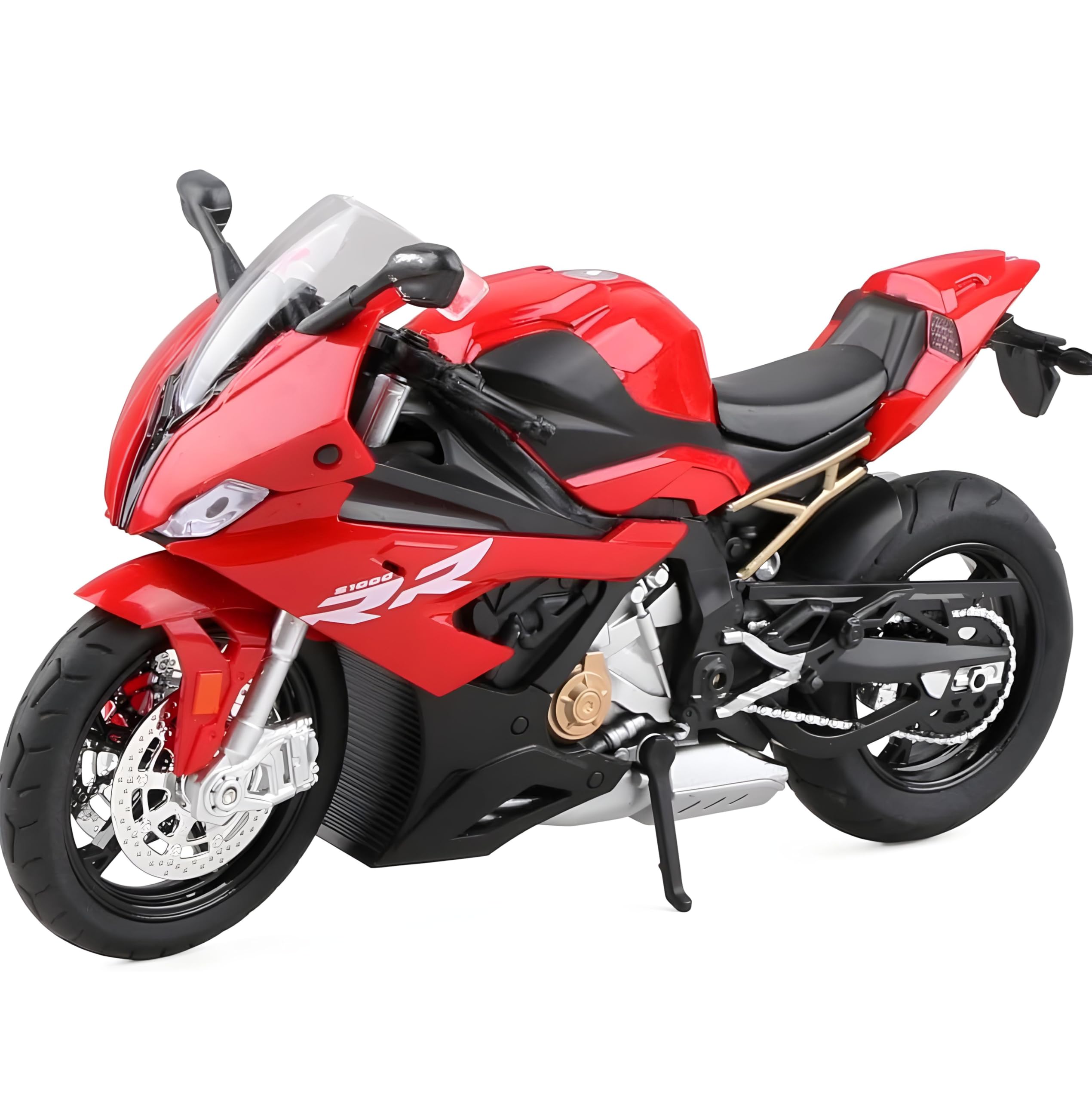 Toybot Kids R1800C Die-Cast 1:12 Scale Motorcycle Model with Moving Handle and Rear Wheel Suspension, Rubber Tires (Color As Per Stock) (B0D9KX6X2C) Amazon Price History, Amazon Price Tracker